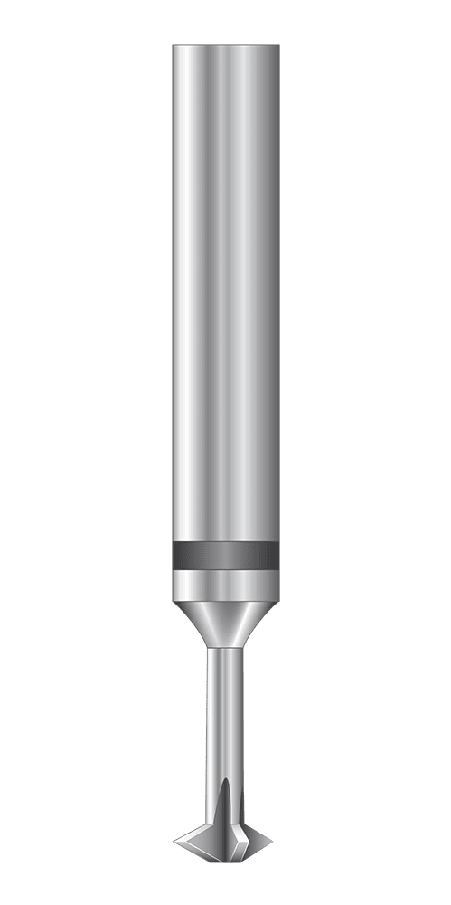 Fotorealistische 2D-Grafik eines Fräswerkzeugs