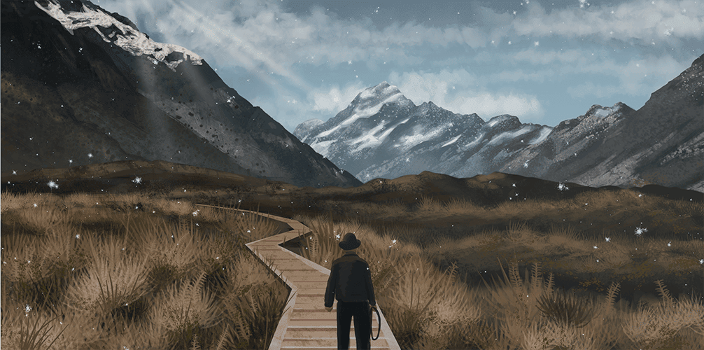 2D Game Design - Environment, Grafik eines Hintergrundes